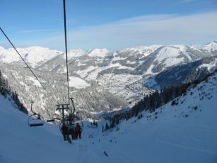 View from chairlift: click for larger picture